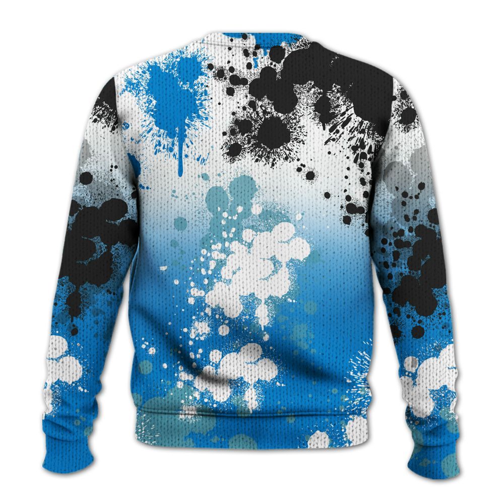 Sweater To Match High OG FragmentxULA White Black 1s - Trust No One Scary Graphic