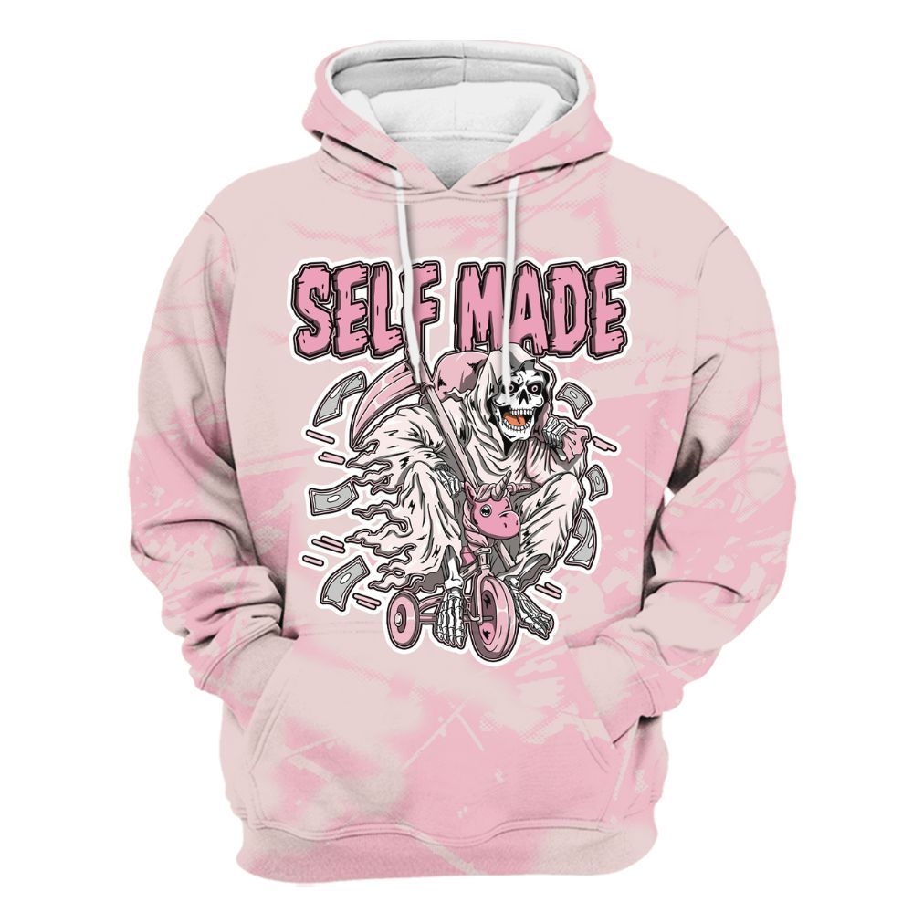 Hoodie To Match Dunk Low KD 17 Aunt Pearl - Self Make Skeleton Profound All Over Print