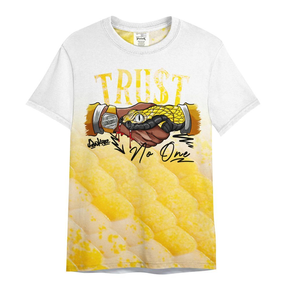 Shirt To Match Low Yellow Python 11s - Snake Trust No One Drip All Over Print