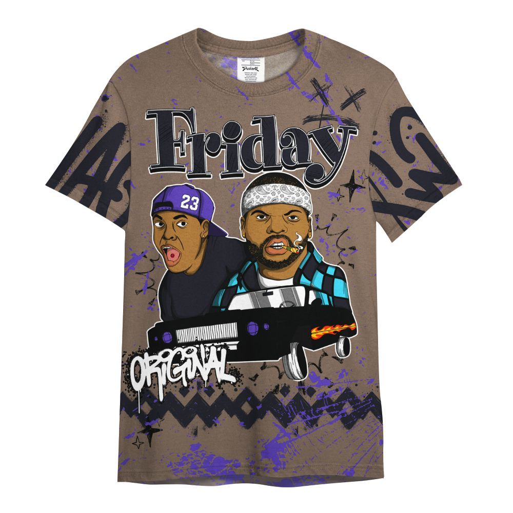 Shirt To Match Olive Concord 9s - Friday Sneaker Crayon All Over Print