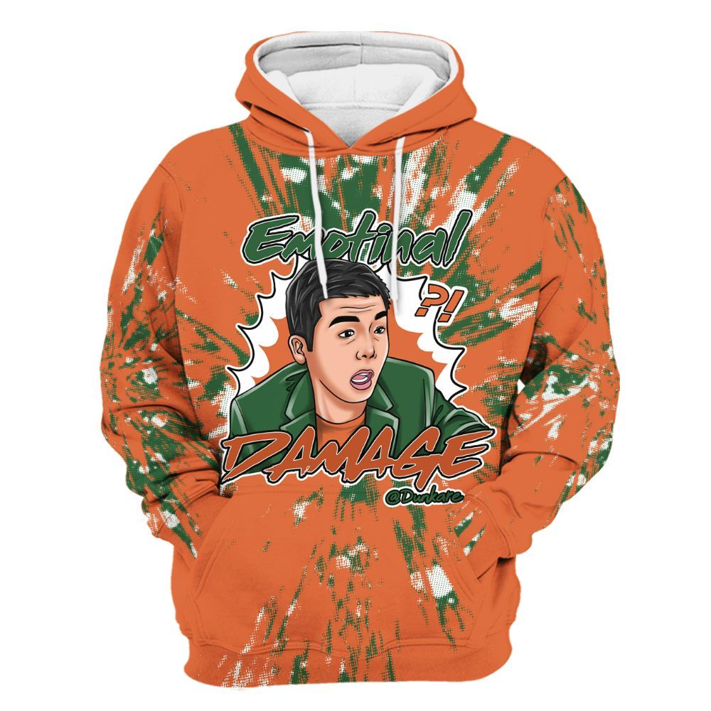 Hoodie To Match Low Miami 5s - Damaged Meme Shirt Unisex Outfit All Over Print