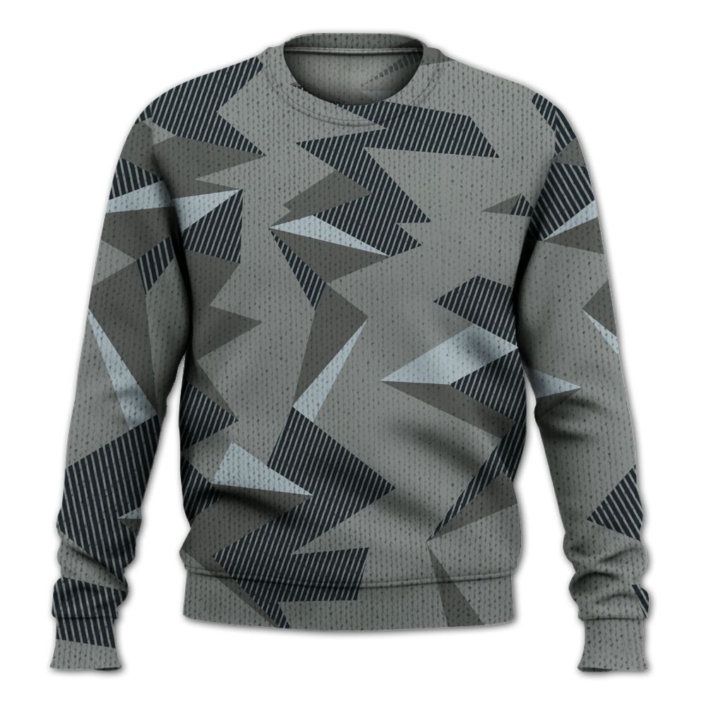 Knitted Sweater To Match Retro Georgetown 6s - Geometric Camouflage Pattern