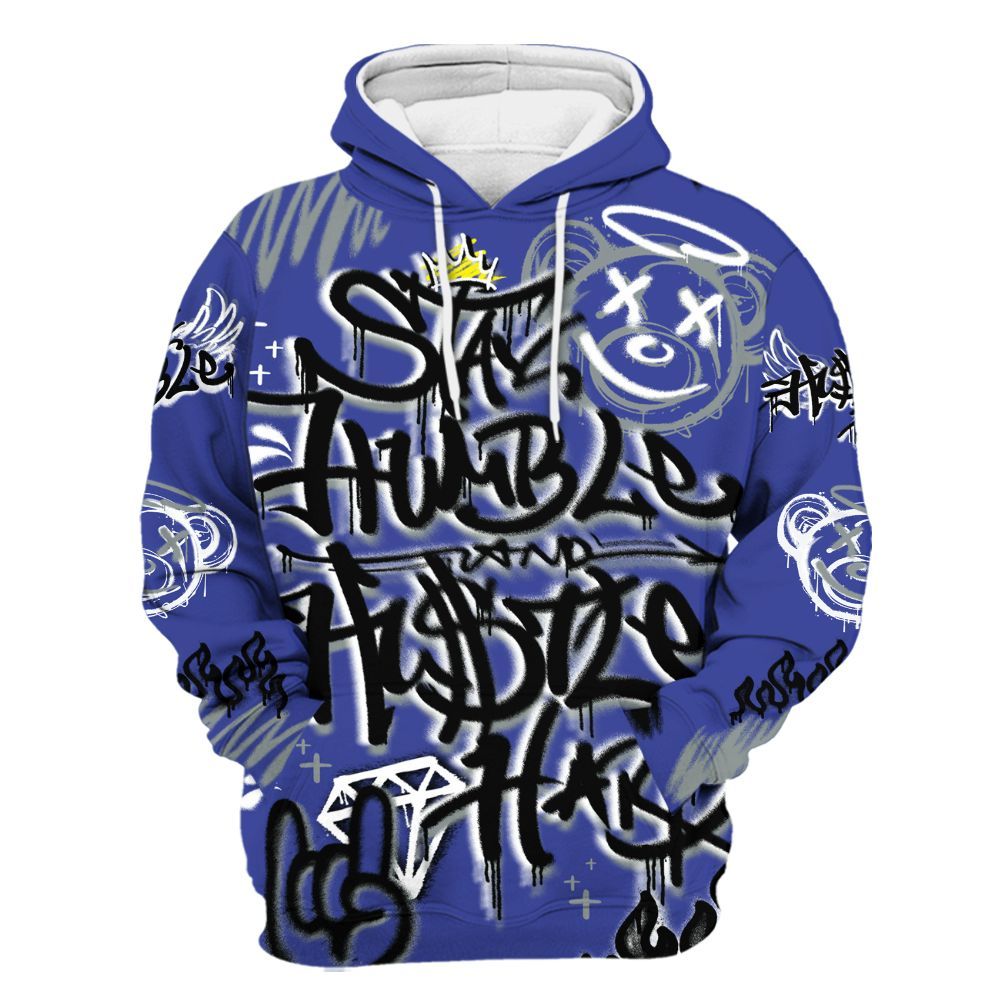 Hoodie To Match Shox TL Royal - Humble Drip Streetwear Graffity All Over Print