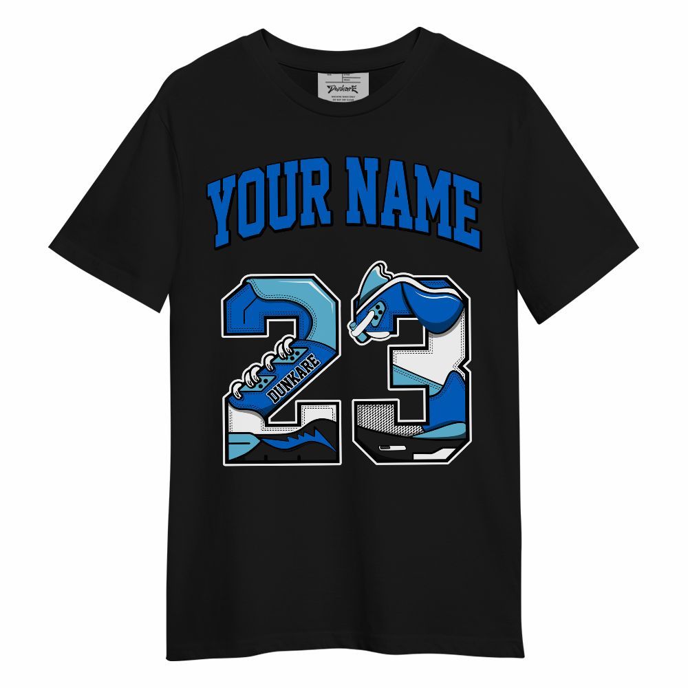 Shirt To Match Dunk Low Argon - Custom Name Number 23 5s Unisex Shirt