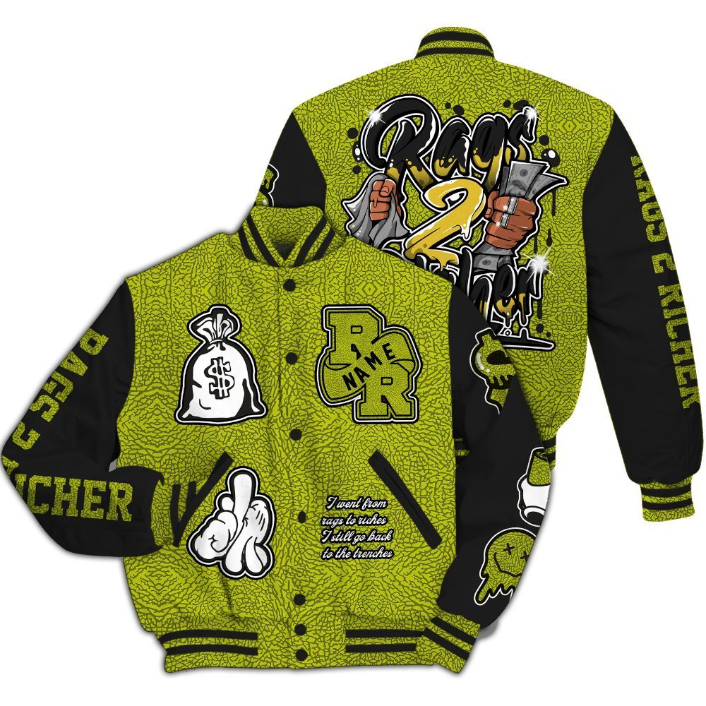 Varsity Jacket To Match Dunk Low QS Halloween Skull - Rag 2 Rich Graphic Custom Name All Over Print
