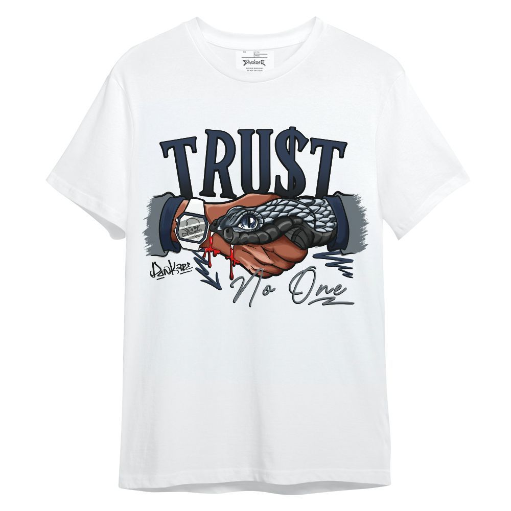 Shirt To Match Retro Flint 2026 13s - Snake Trust No One Graphic