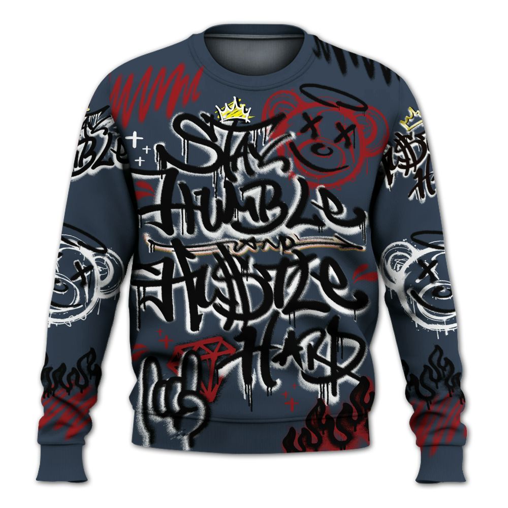 Sweatshirt To Match Retro Olympic 6s - Humble Drip Streetwear Graffity All Over Print