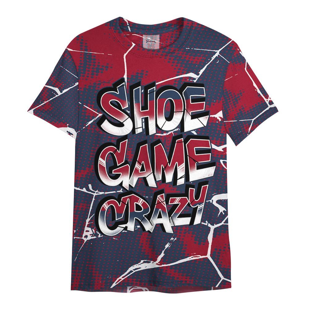Shirt To Match Retro Navy Blue 2024 6s - Shoe Game Crazy White Graphic Crack Shirt Unisex