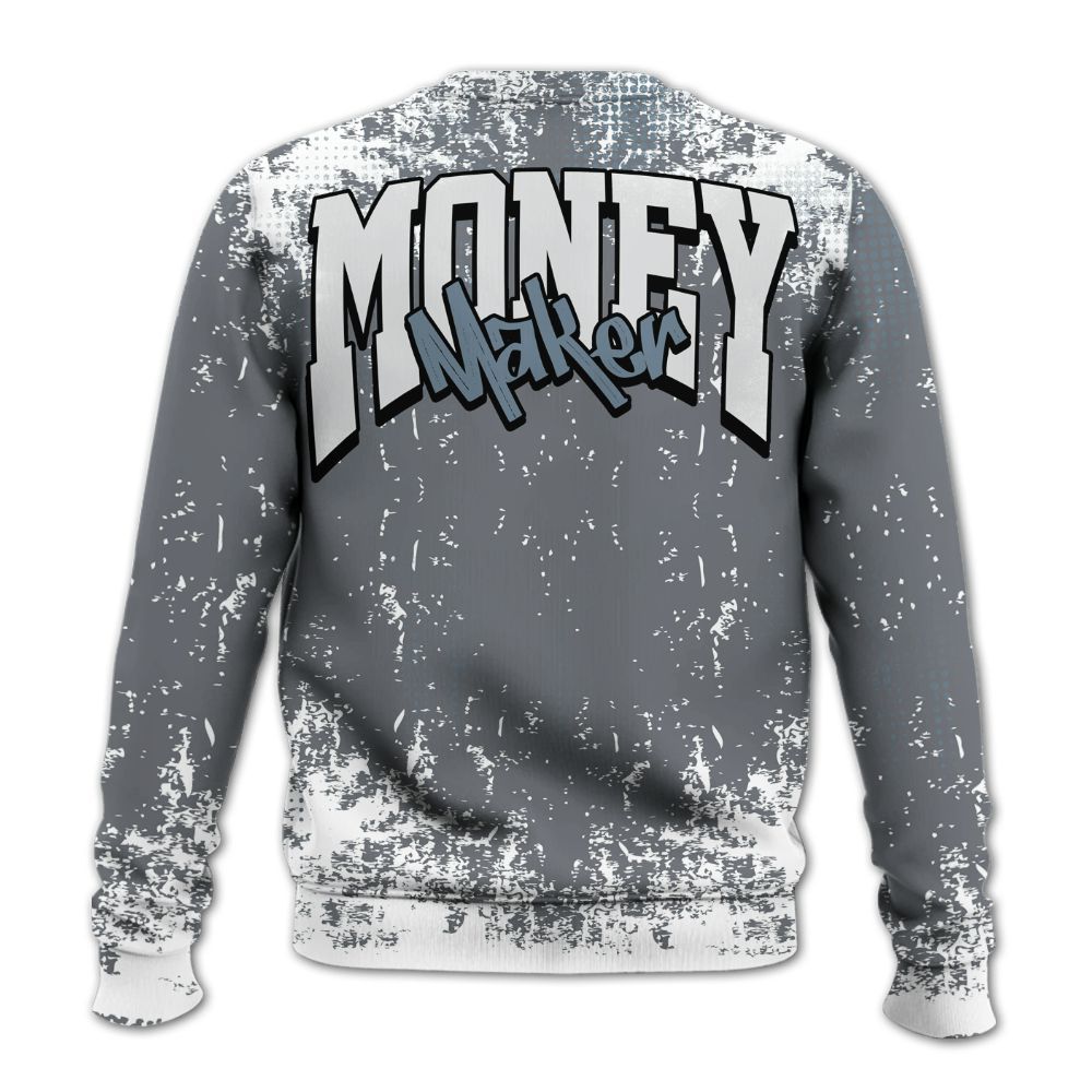 Sweatshirt To Match Air Max DN Silver Bullet - Move In Silence Money Street Retro All Over Print