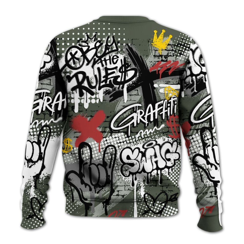 Sweatshirt To Match Air Force 1 Low Year Of The Snake Shirt, True It Real Graffiti Streetwear All Over Print