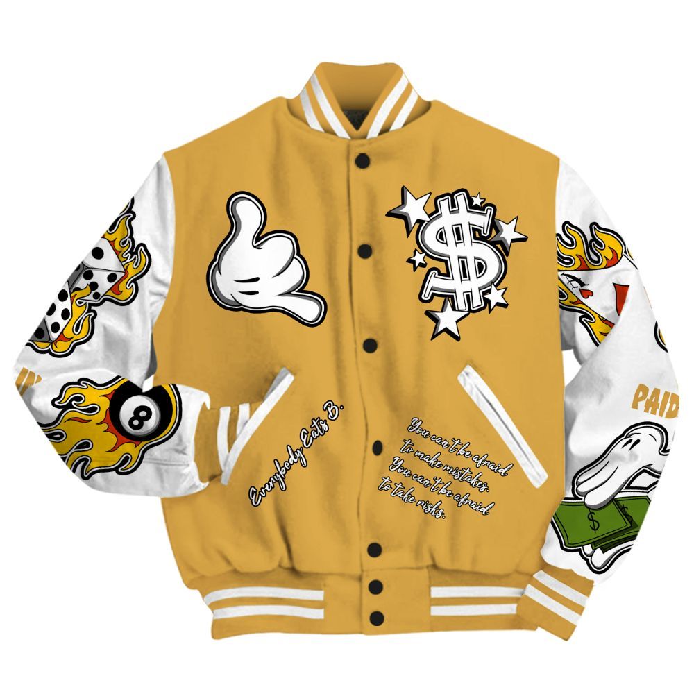 Varsity Jacket To Match Low OG Rookie Of The Year 1s Shirt, Funny Everybody Paid In Full Graphic All Over Print
