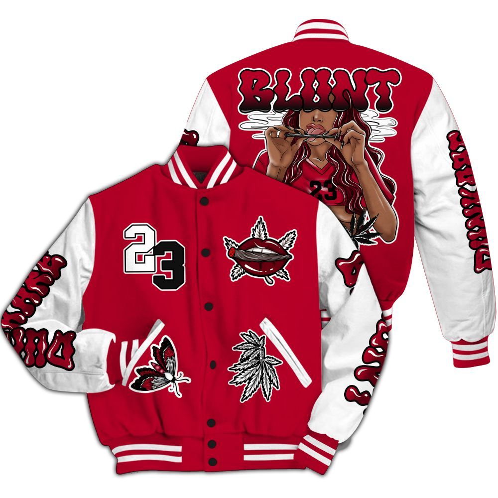 Varsity Jacket To Match Retro Chicago 2s - Bluntz Unique All Over Print