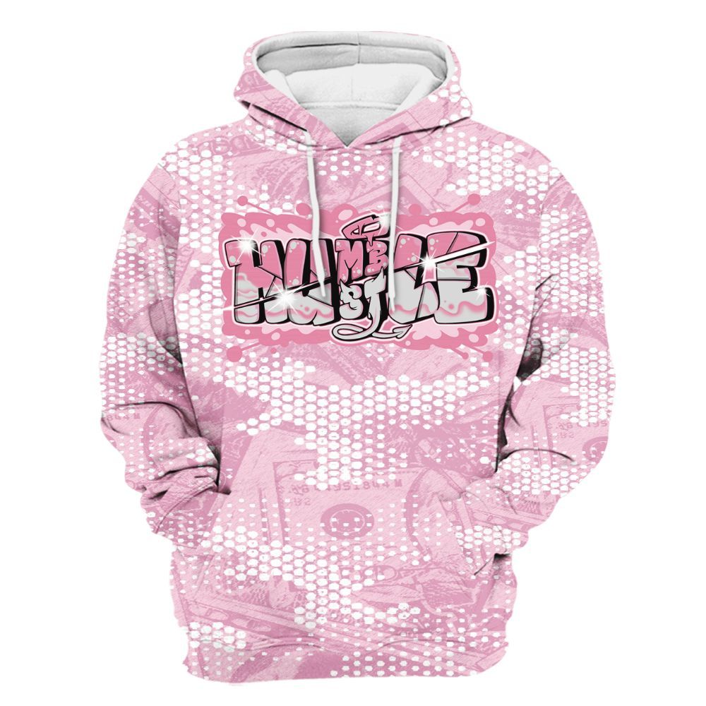 Hoodie To Match Orchid 4s - Humbled Hustles Graphic Banknotes All Over Print