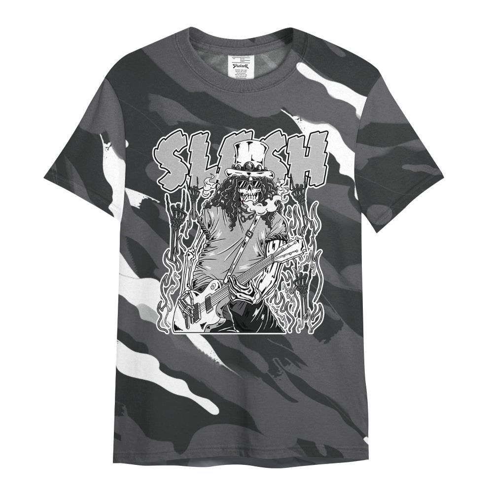 Shirt To Match White Thunder 4s - Slash Skeleton Colored All Over Print