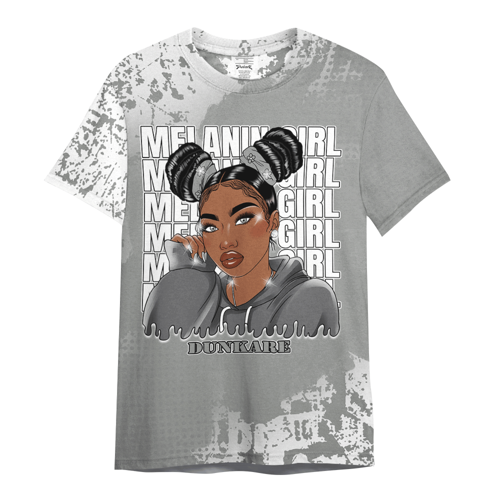 Shirt To Match Paris Cement Grey 4s - Melaninn Unique Glitch Dot Shirt Unisex