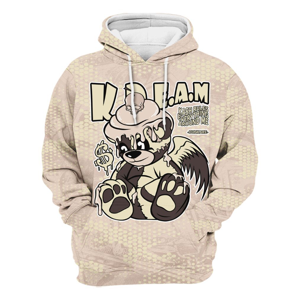 Hoodie To Match A Ma Maniere X Fossil Stone 4s - Loot Bear All Over Print