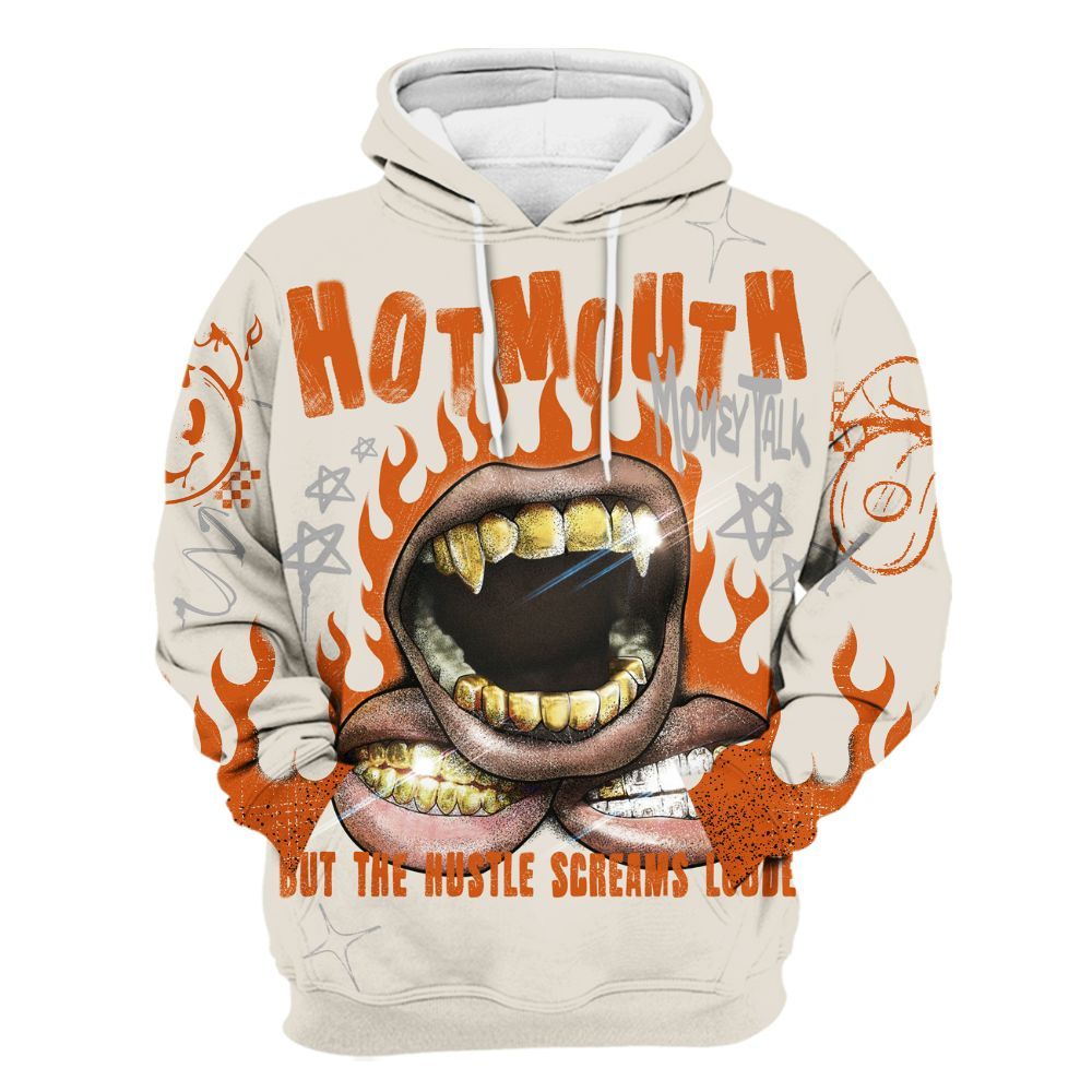 Hoodie To Match SE Craft 5s - Mouth Burning Street Style All Over Print