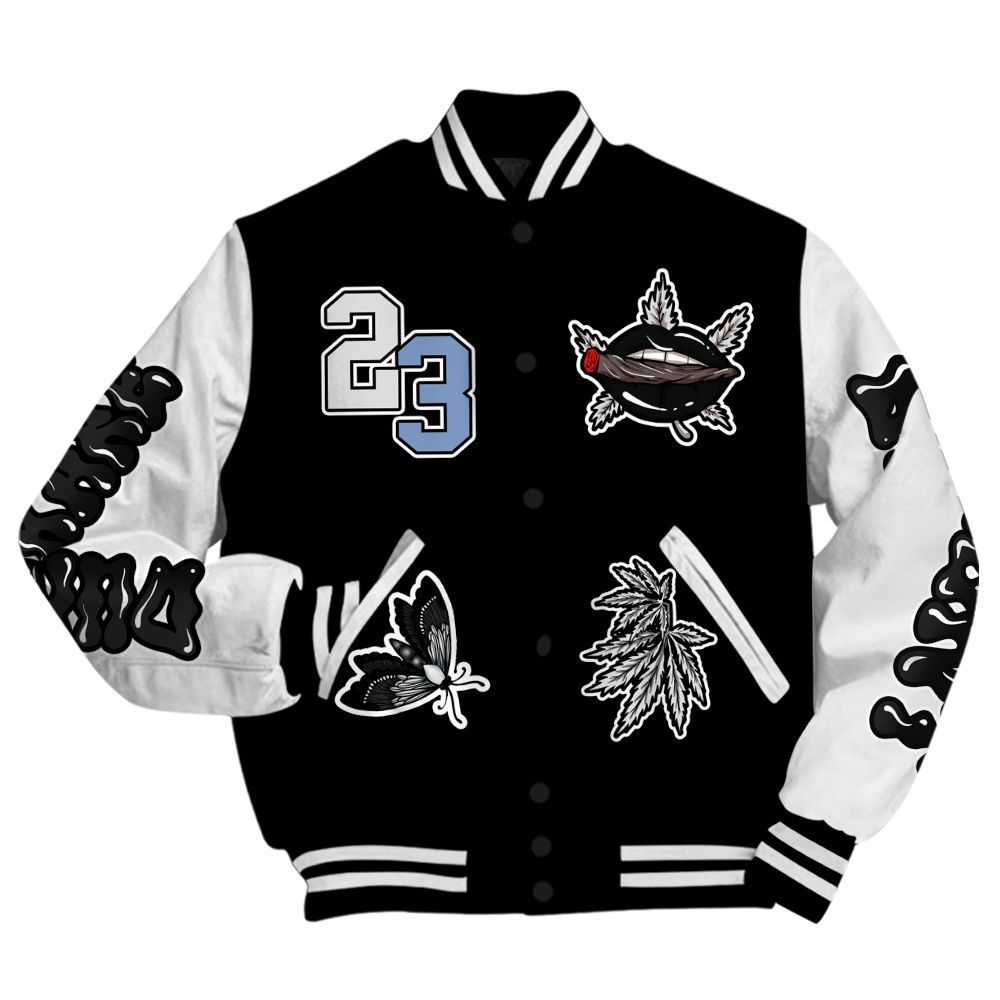 Varsity Jacket To Match Mid Space Jam 1s - Bluntz Unique All Over Print