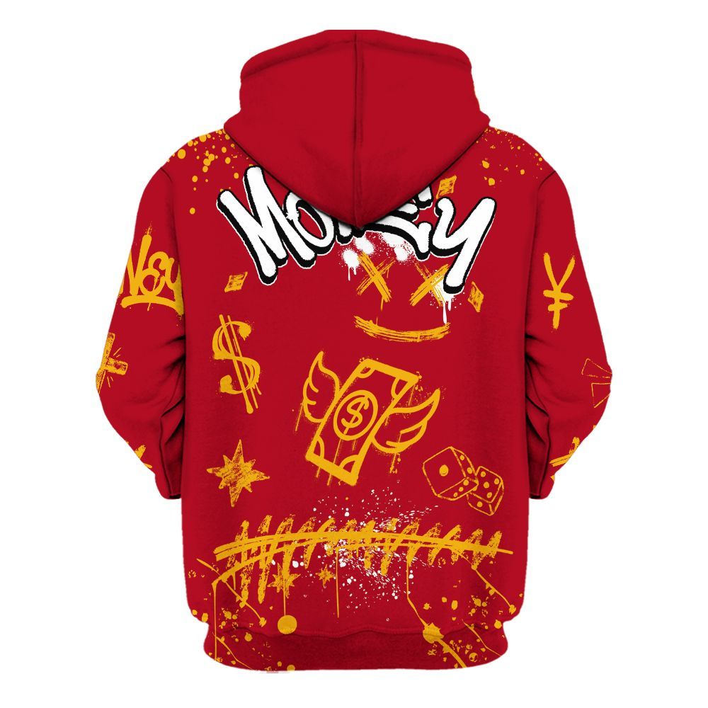 Hoodie To Match Cardinal 7s - Everybody Paid In Full Crayon All Over Print