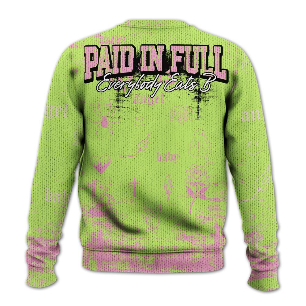 Sweater To Match Jack Black Night Silver - Paid In Full Money Street Graphic Graphic