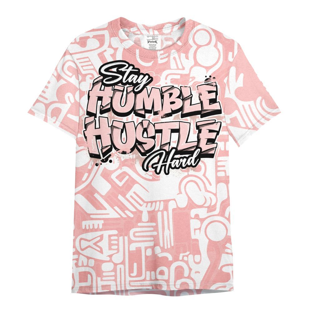Shirt To Match Low Legend Pink 11s - Humble Hustle Retro All Over Print