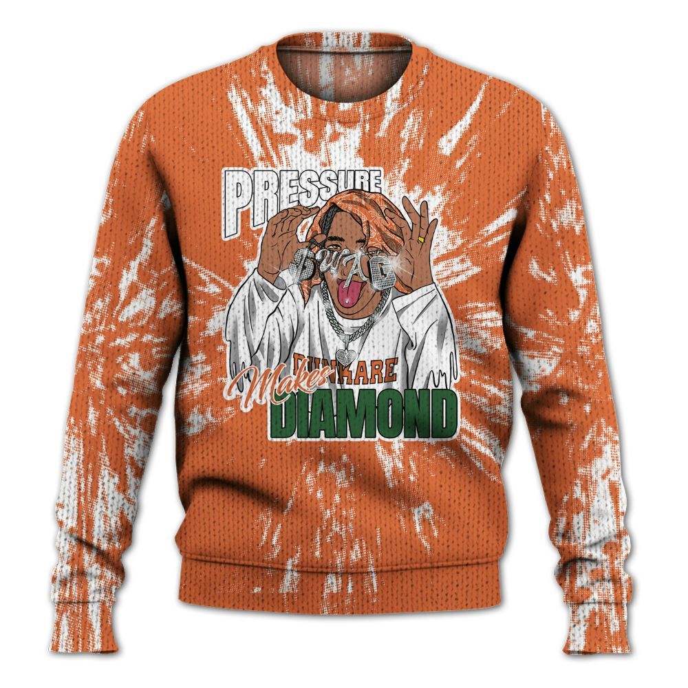 Knitted Sweater To Match Low Miami 5s - Pressures Makes Knitted Sweater To Match Lux