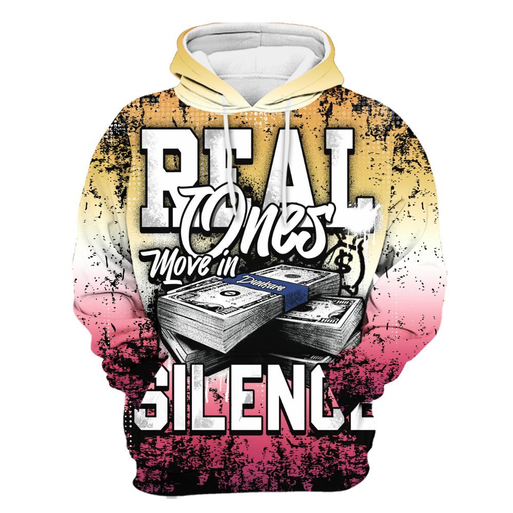 Hoodie To Match Air Griffey Max Los Angeles 1s - Move In Silence Money Street Retro All Over Print