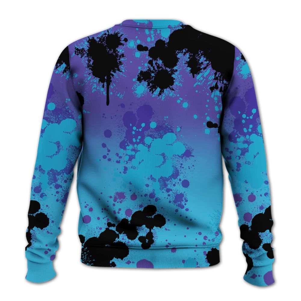 Sweatshirt To Match Retro Aqua 6s - Trust No One Scary All Over Print