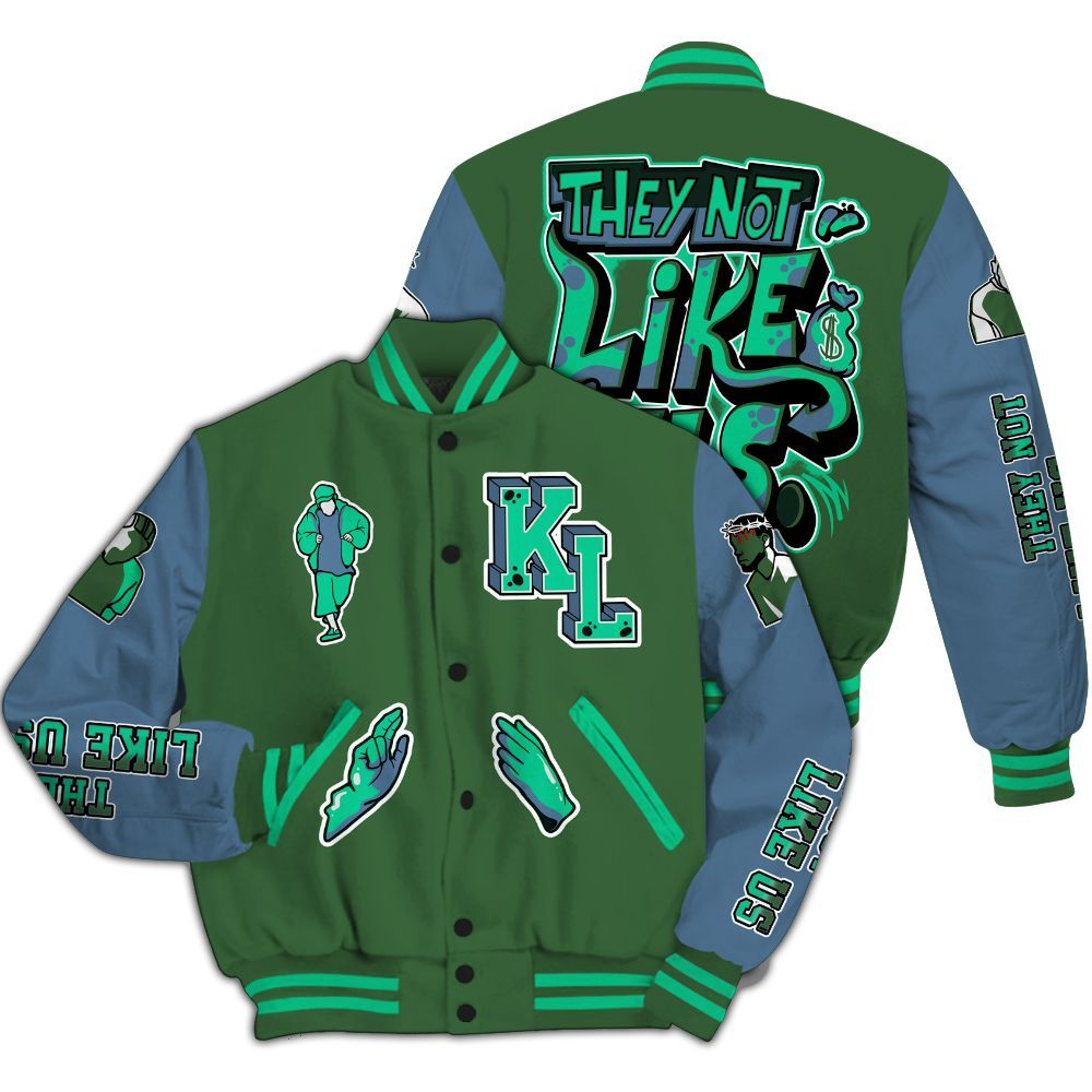 Varsity Jacket To Match Foamposite Pro Pine Green 2025 - Dislike Us Graphic All Over Print