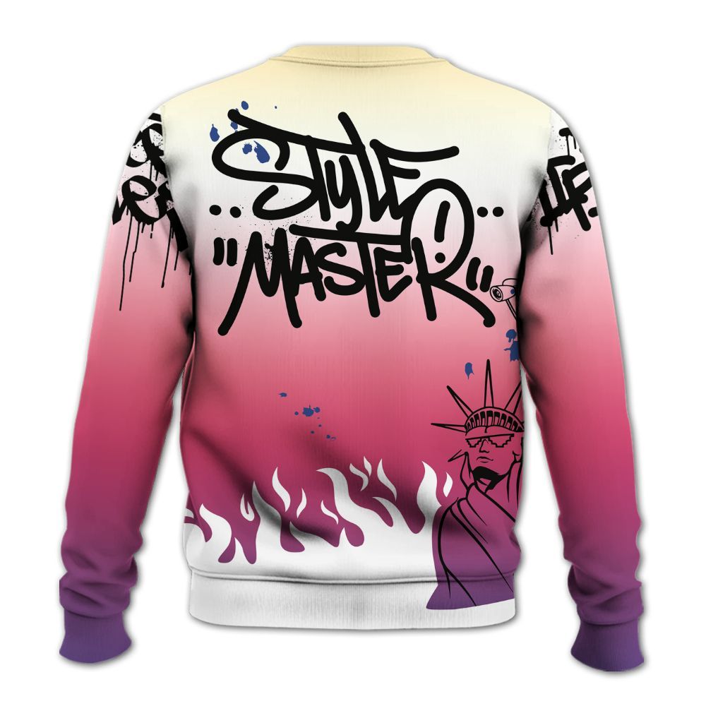 Sweatshirt To Match Air Griffey Max Los Angeles 1s - Graphic Fck Around Find Out All Over Print