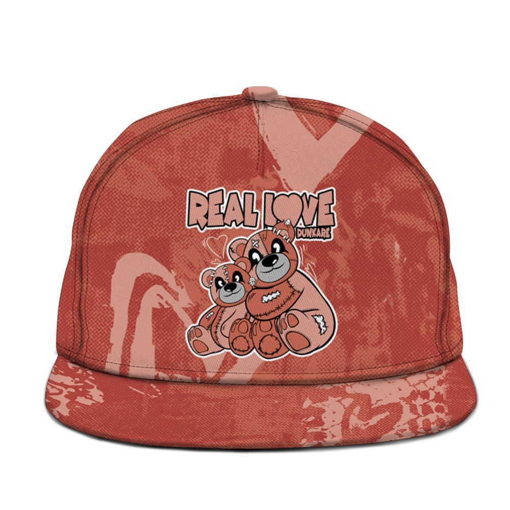 Snapback To Match Dune Red 13s - Sincere Fondness Bear Graphic