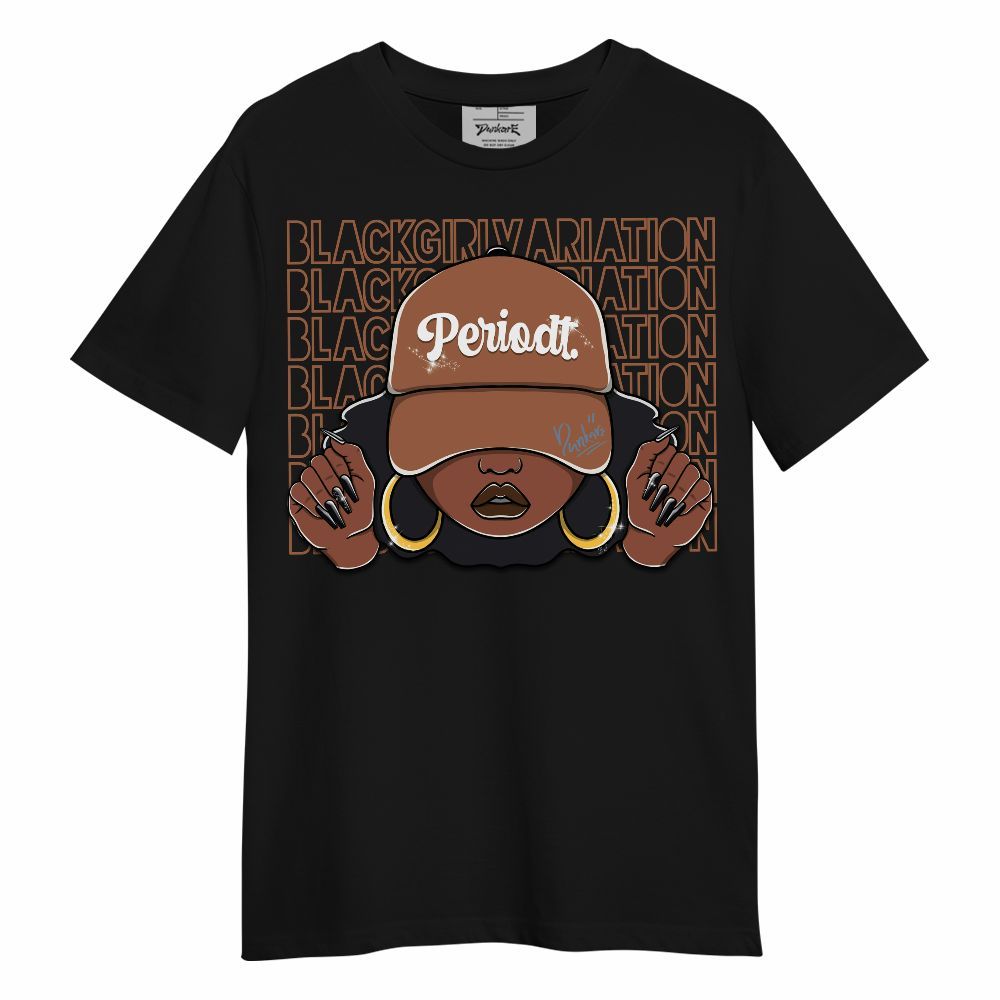 Shirt To Match Air Foamposite Metallic Copper - Black Girl Variation Unisex Shirt