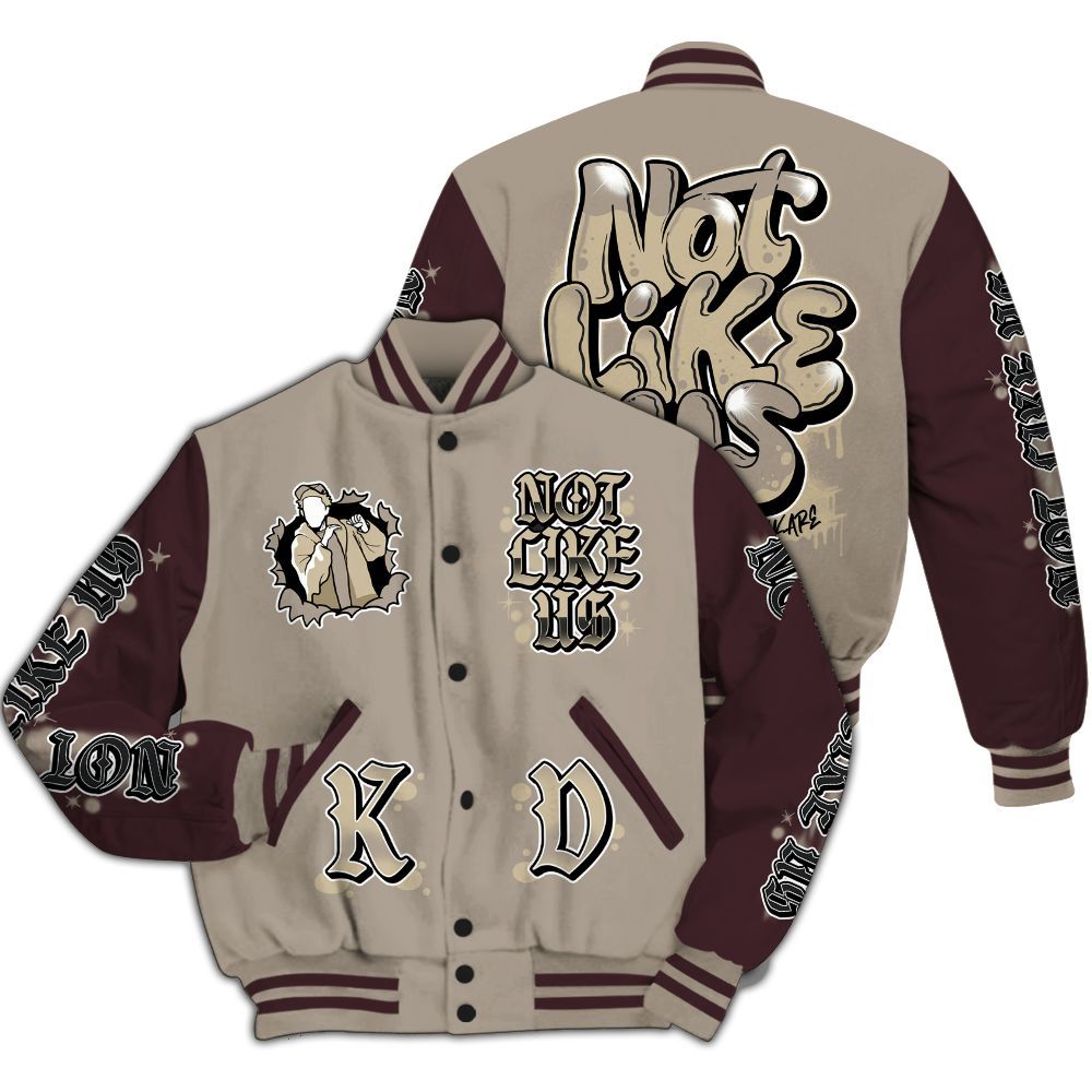Varsity Jacket To Match AMM Retro Phantom 4s - None Like Us Graphic All Over Print