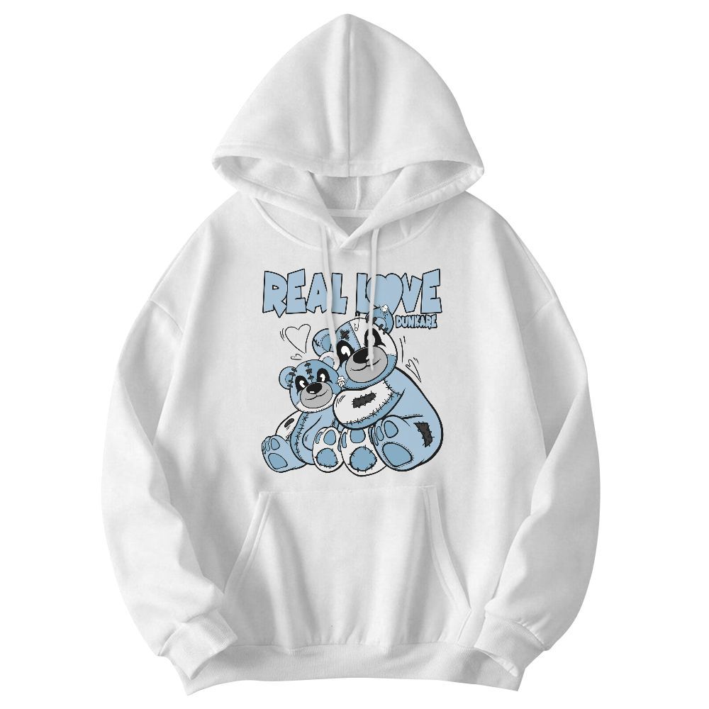 Sweatshirt To Match Mid Ice Blue 1s - Sincere Fondness Bear Graphic