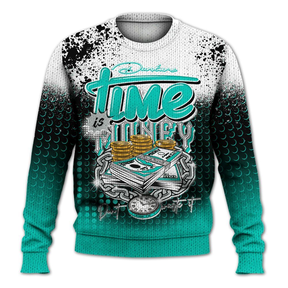 Knitted Sweater To Match Air Max 95 Dark Tiffany - Halftone Time Is Money