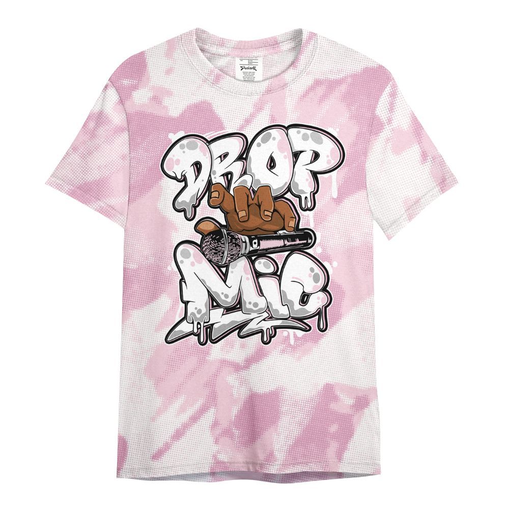 Shirt To Match Orchid 4s - Drop Mic Abstract All Over Print