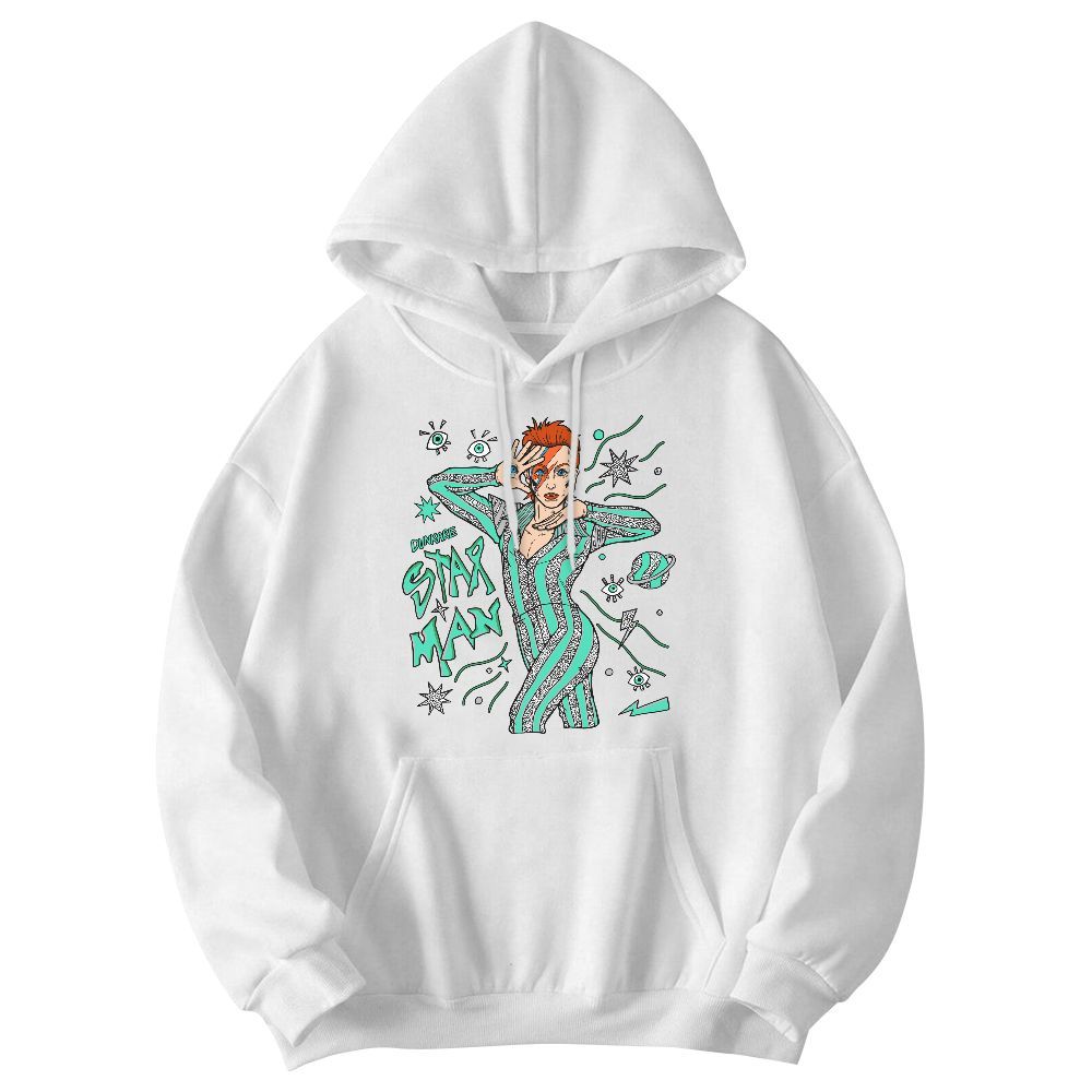 Sweatshirt To Match Black Green Glow 3s - Starmans Graphics Graphic