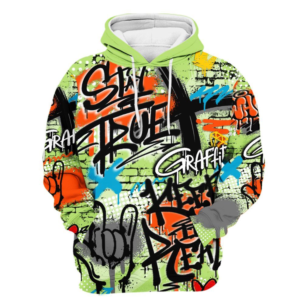 Hoodie To Match Kobe 9 Elite What The - True It Real Graffiti Streetwear All Over Print