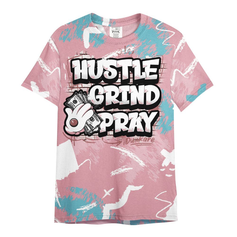 Shirt To Match Doernbecher 6s - Hustle Grind Pray Retro All Over Print