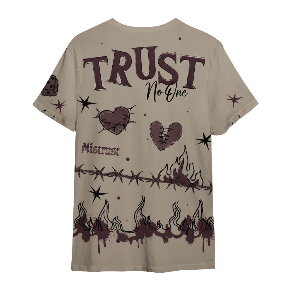 Shirt To Match AMM Retro Phantom 4s - Trust No One Snake-Bite Doodle Crayon All Over Print