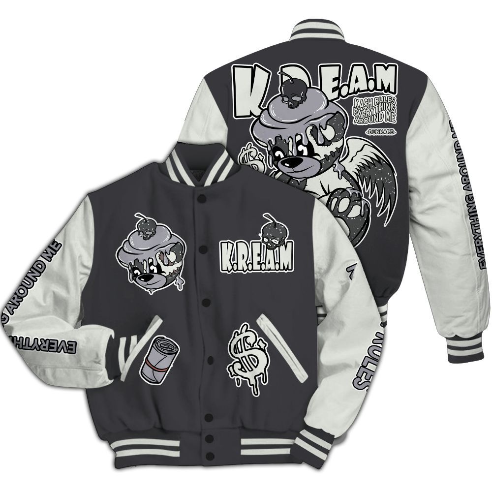 Varsity Jacket To Match Fear 4s - Loot Bear All Over Print