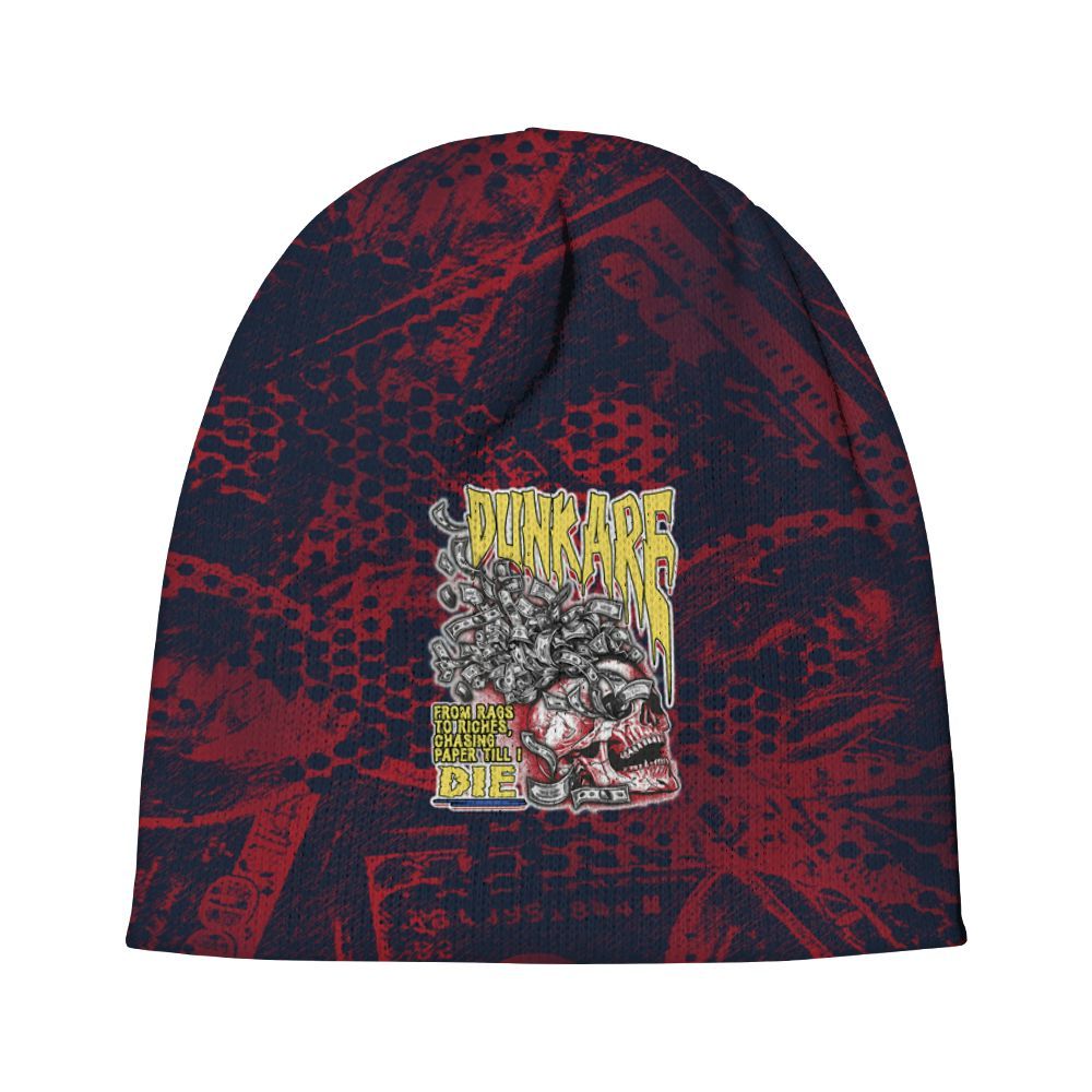 Beanie Hat To Match Dunk Low COJP What The 2024 - From Rags To Riches Graphic
