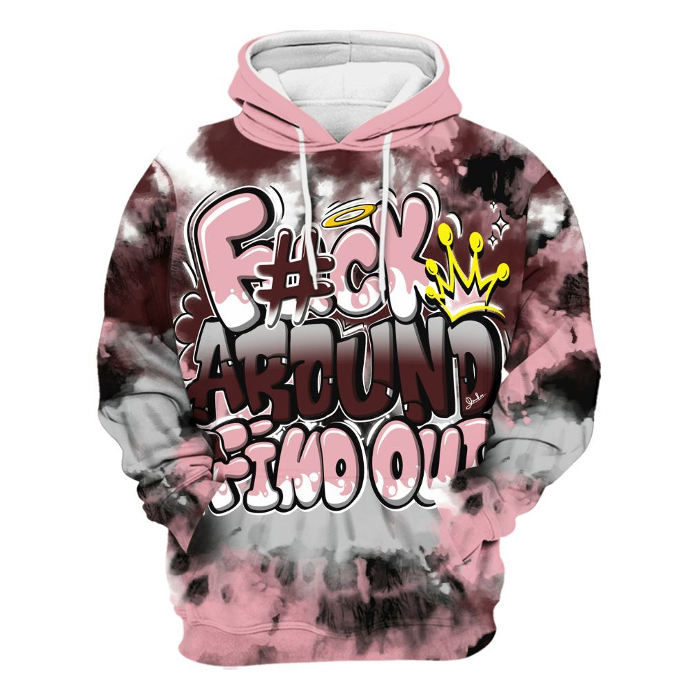 Hoodie To Match Air Max 90 Neapolitan 2025 - Tie Dye FK Around Find Out All Over Print