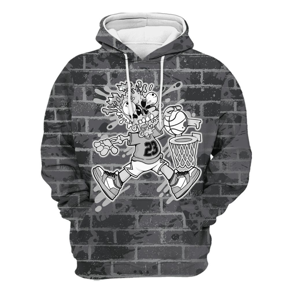 Hoodie To Match White Thunder 4s - 85's Dunks Graphic Halloween All Over Print