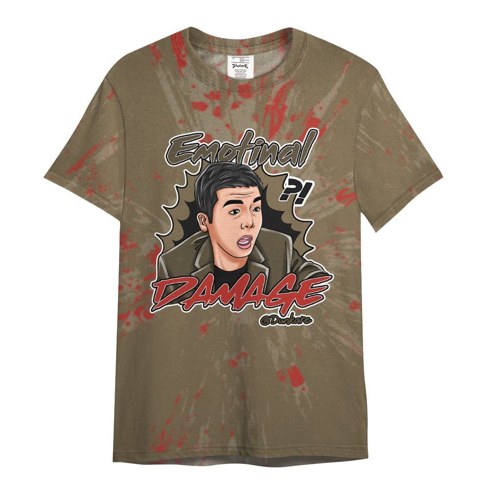 Shirt To Match Olive 9s - Damaged Meme Shirt Unisex Outfit All Over Print