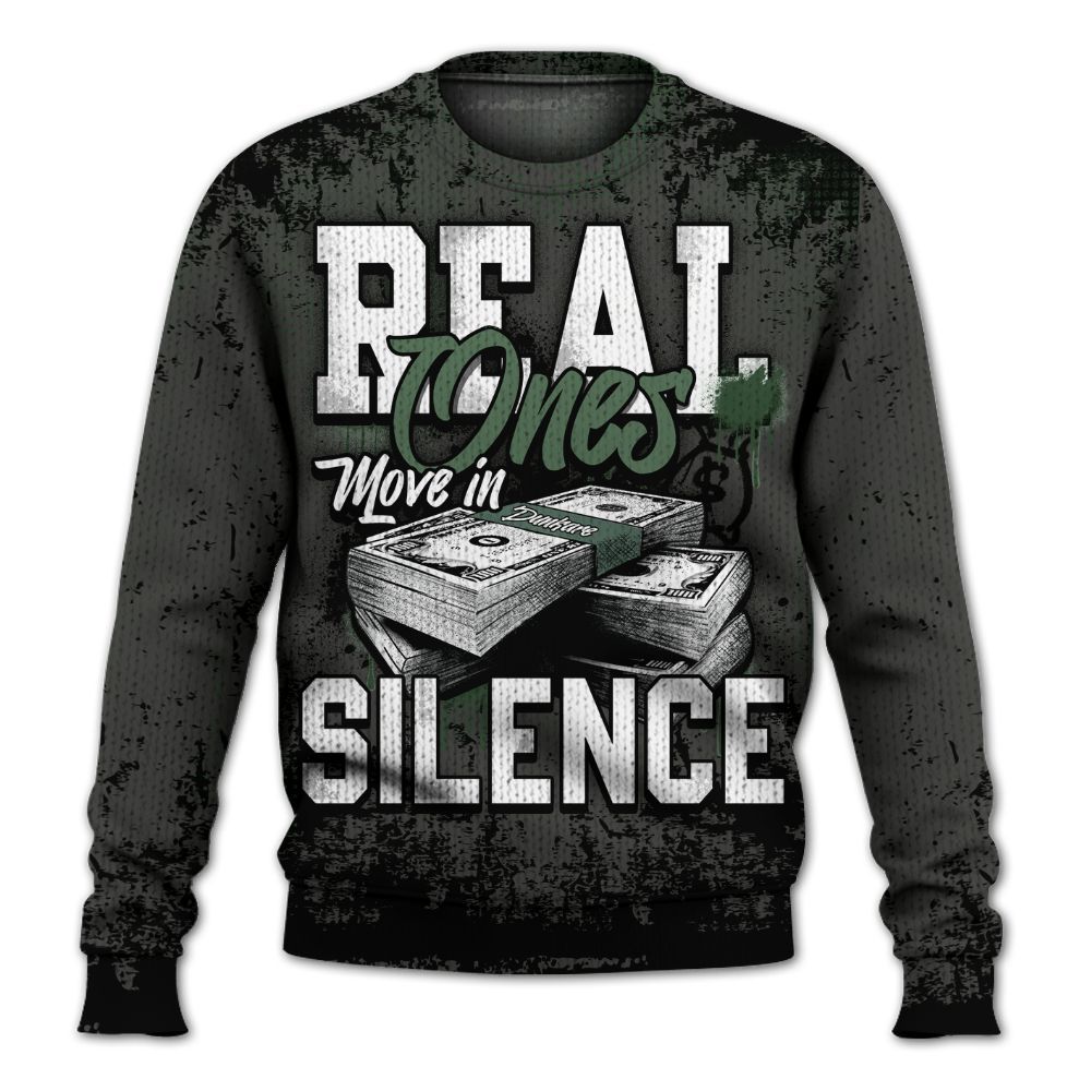 Knitted Sweater To Match Dunk Low Skateboards Black - Move In Silence Money Street Retro