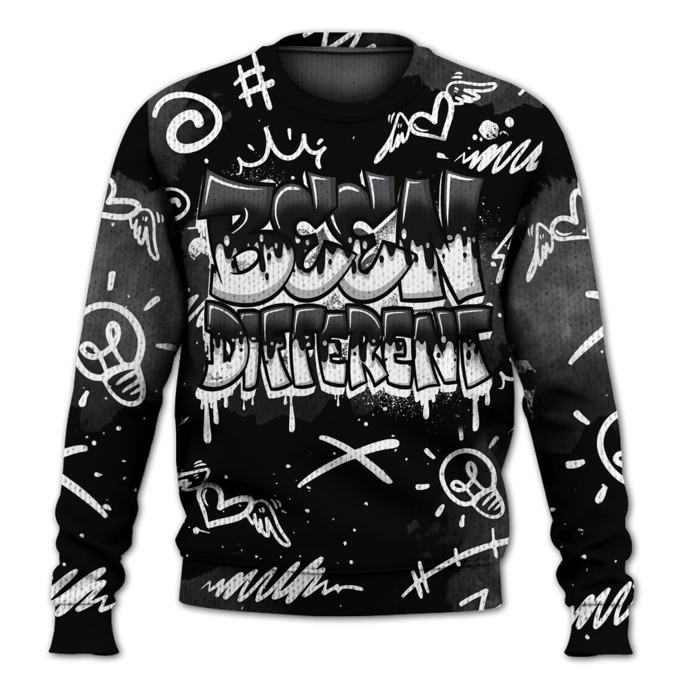 Knitted Sweater To Match White Thunder 4s - Drip Been Di2ferent