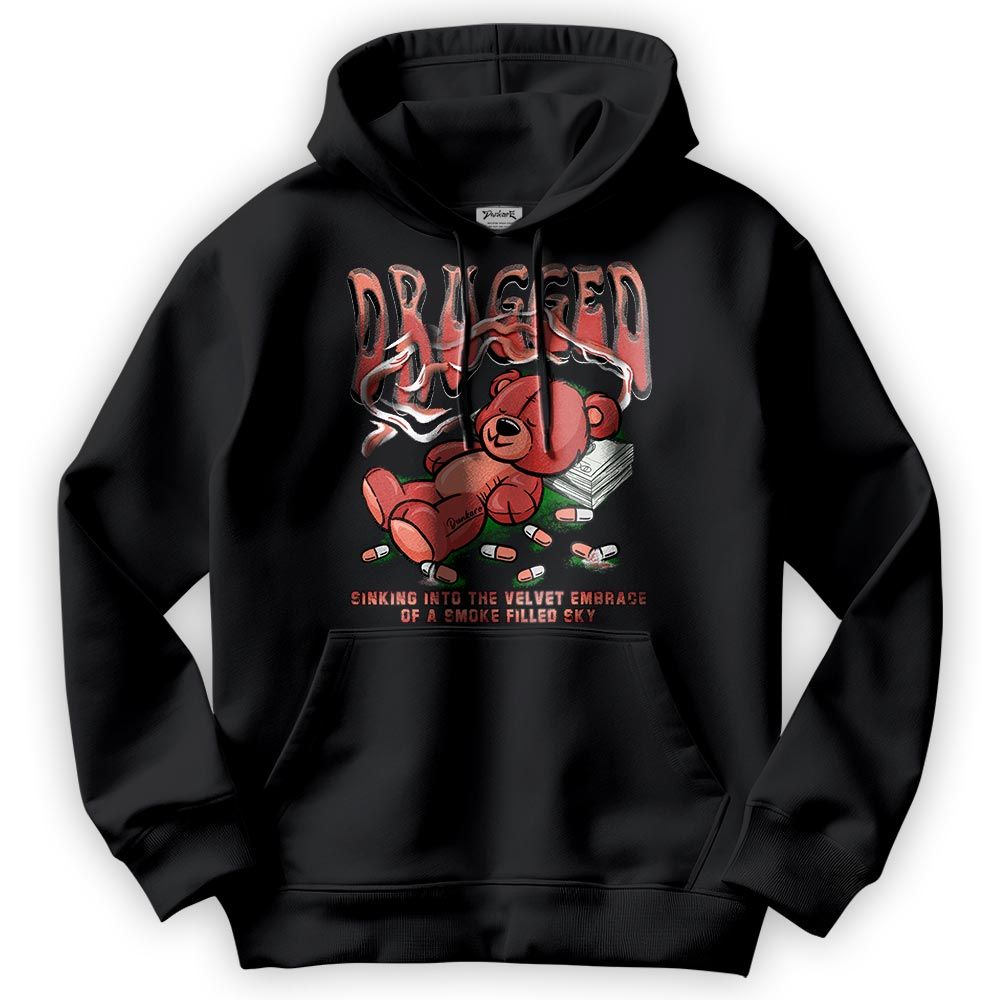 Sweatshirt To Match Hoodie Drugged, Dune Red 13s Hoodie, To Match Sneaker Dune Red 13s, Hoodie NCMD