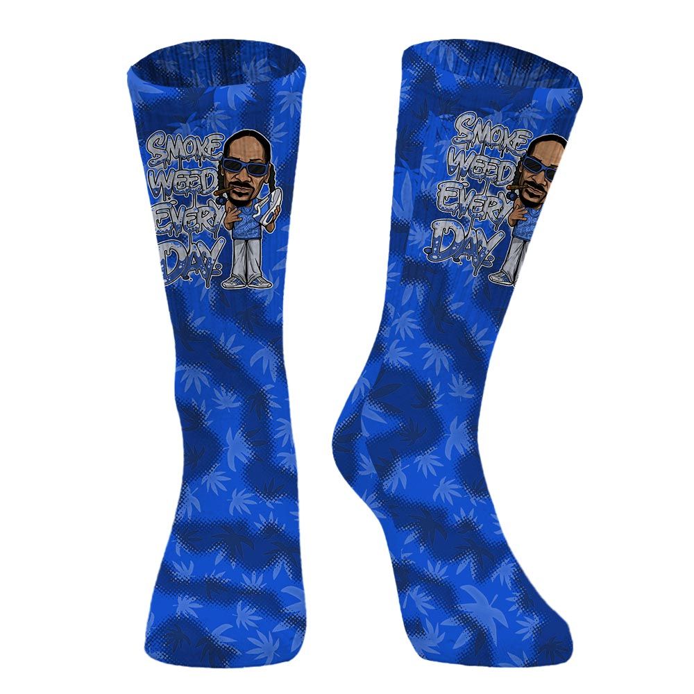 Sock To Match Air Foamposite One Royal - Smoking Every Day Graphic Weeding Art