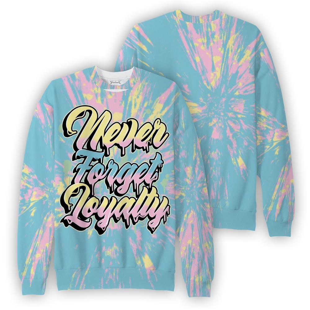 Sweatshirt To Match SB Dunk Low Visty Sweatshirt - Never Forget Loyalties Graphic Hiding Sweatshirt Unisex